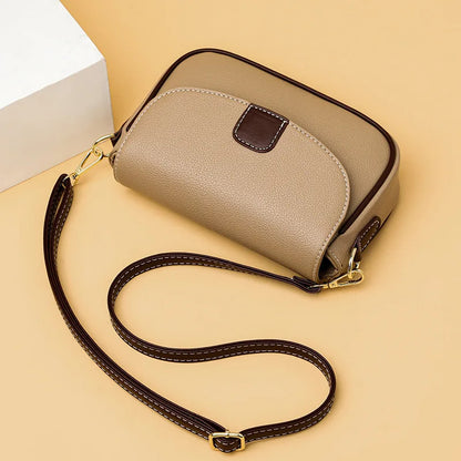 Luxury Contrast Flap Crossbody