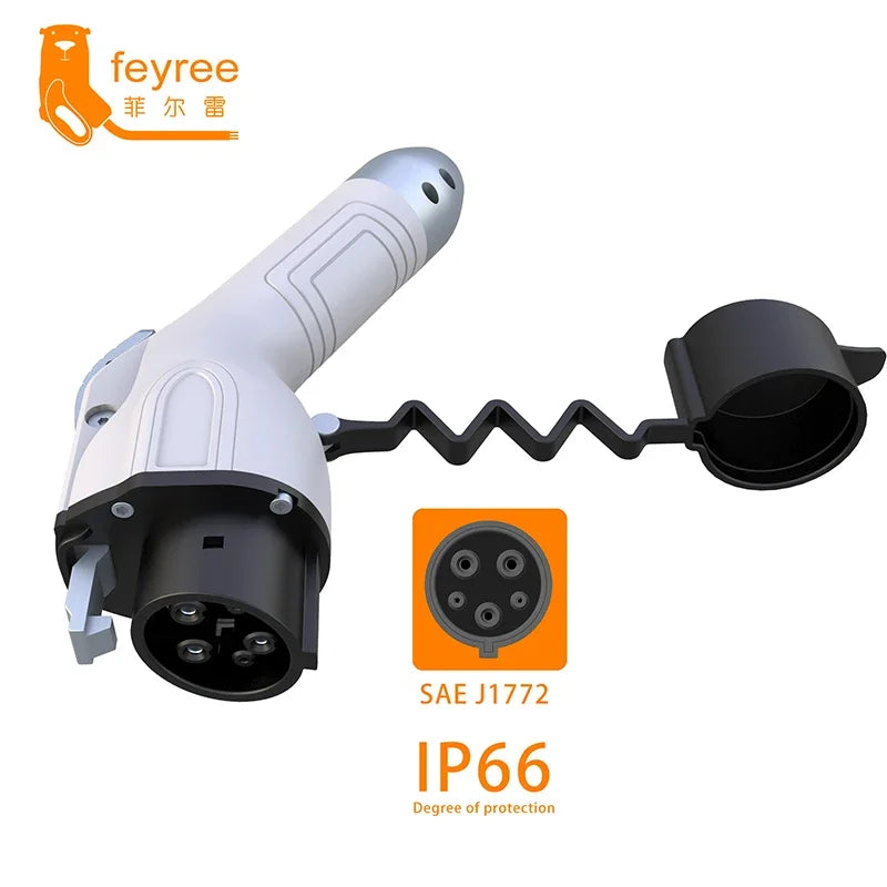 J1772 EV Charging Plug - 16A/32A Universal Electric Vehicle Charger Connector - 3