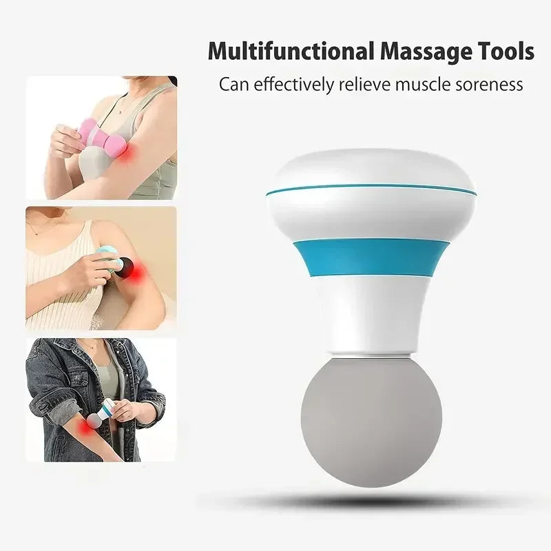 Mini Deep Tissue Massage Gun - Portable Handheld Muscle Massager - 7