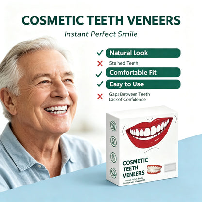 ComfortFit Silicone Denture Set for Natural Smile & Oral Care