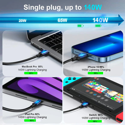 800W 10-Port GaN Fast Charging Station for iPhone, Samsung, and MacBook