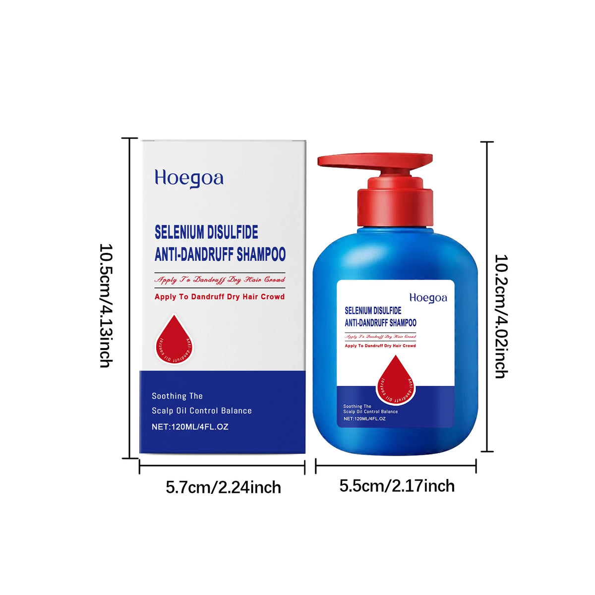 Selenium Disulfide Anti-Dandruff & Deep Cleansing Scalp Treatment Shampoo