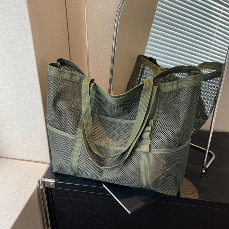 Luxury Hollow Mesh Tote