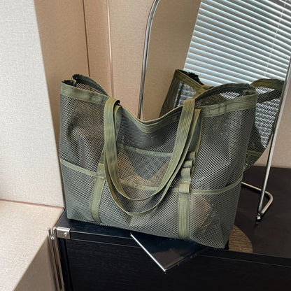 Luxury Hollow Mesh Tote