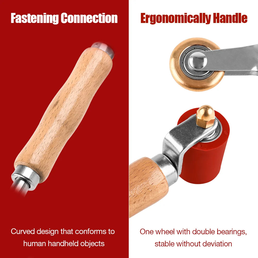Silicone Seam Roller & Brass Penny Roller for PVC TPO EPDM Roofing Welding