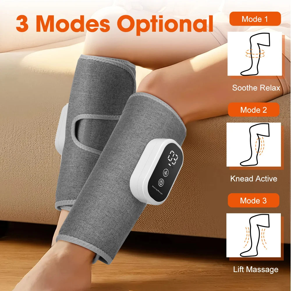 Wireless Electric Air Compression Leg & Calf Massager for Pain Relief - 3