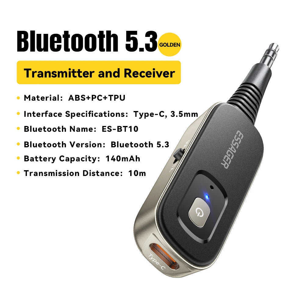 Essager 2-in-1 Bluetooth 5.1 Transmitter & Receiver for TV, Car & Audio - 21