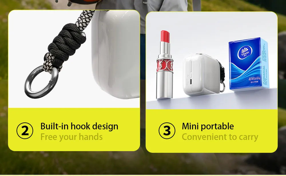 40W Fast Charging 10000mAh Power Bank with Built-in Retractable Cable - 10