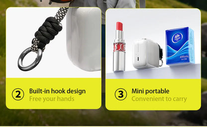 40W Fast Charging 10000mAh Power Bank with Built-in Retractable Cable