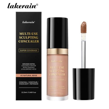 Full Coverage Waterproof Concealer - Matte Liquid Foundation