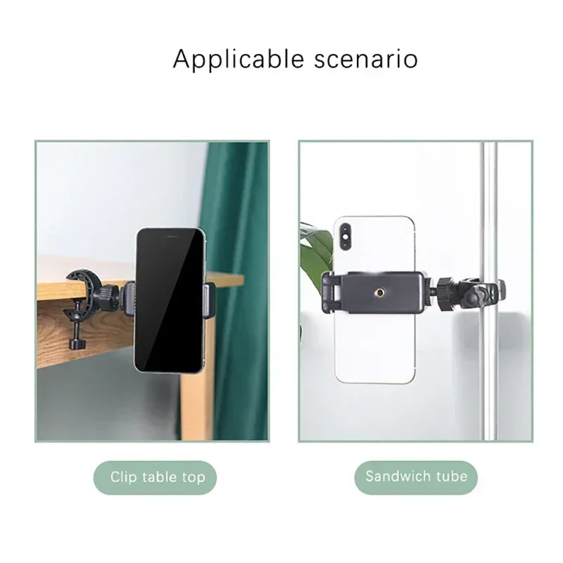 360° Rotatable Universal Smartphone Holder for Live Streaming & Recording - 17