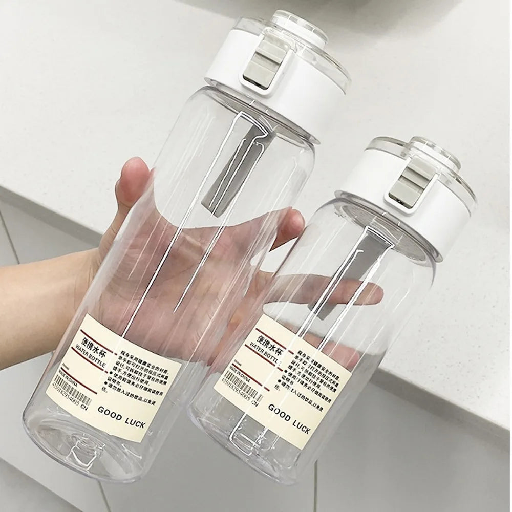 Kawaii Transparent Portable Sports Water Bottle - BPA-Free Reusable Cup - 7