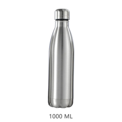 Premium Stainless Steel Reusable Water Bottle - Leak-Proof Sports Flask