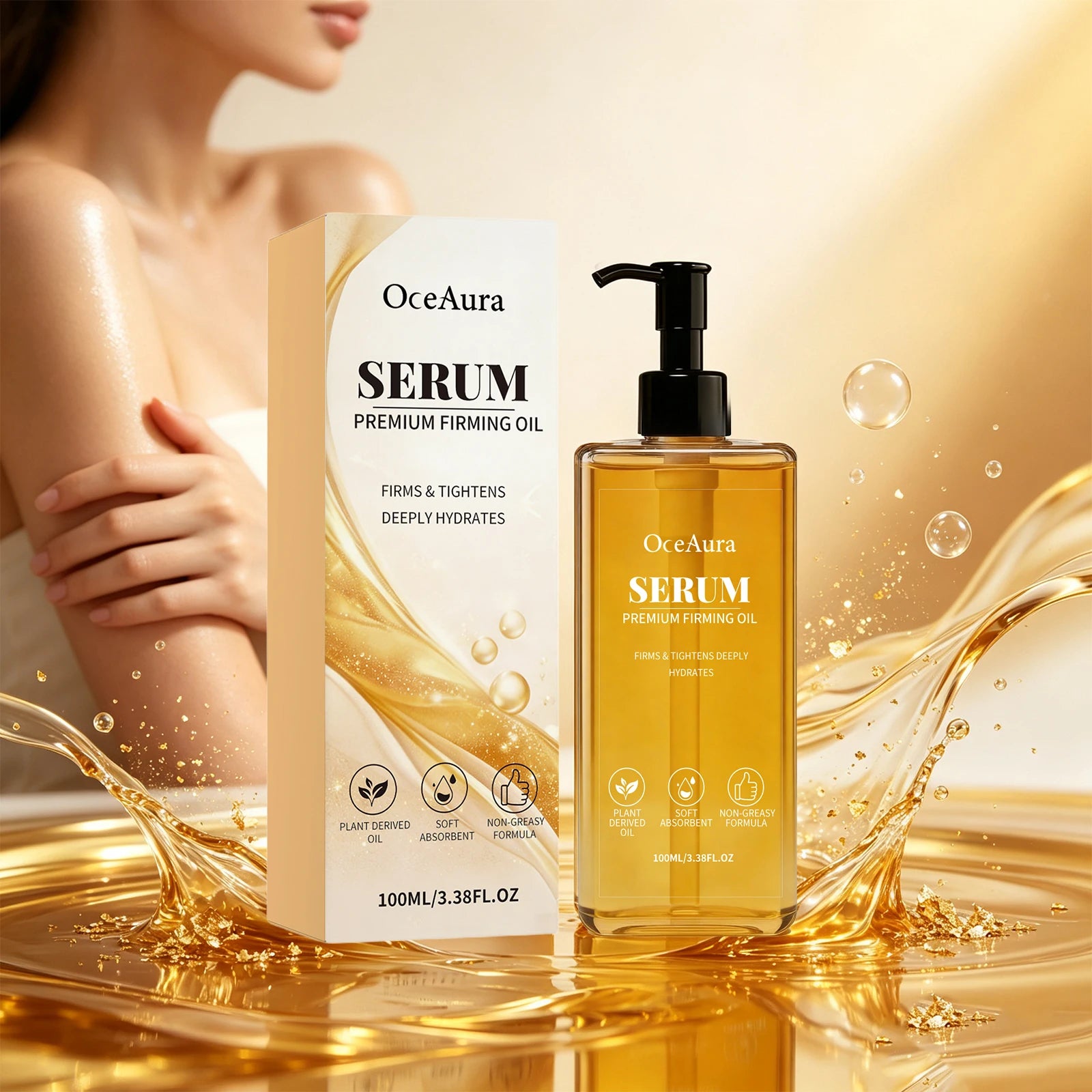 Premium Firming Body Oil - Skin Tightening, Lifting & Hydrating Serum - 6