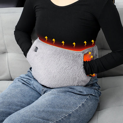 2-in-1 USB Heated Waist Belt & Hand Warmer – Graphene Thermal Therapy Wrap