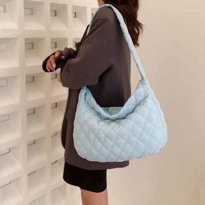 Luxury Quilted Padded Tote