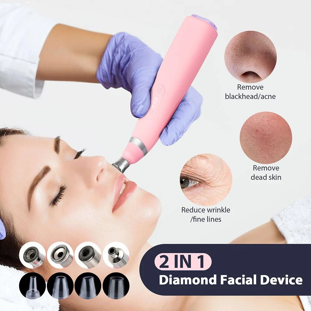 Professional 3-in-1 Diamond Microdermabrasion Facial Machine