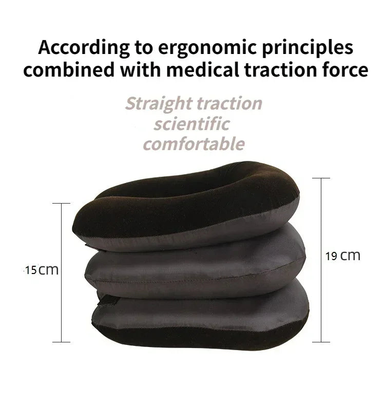 Inflatable Cervical Neck Traction Collar for Pain Relief