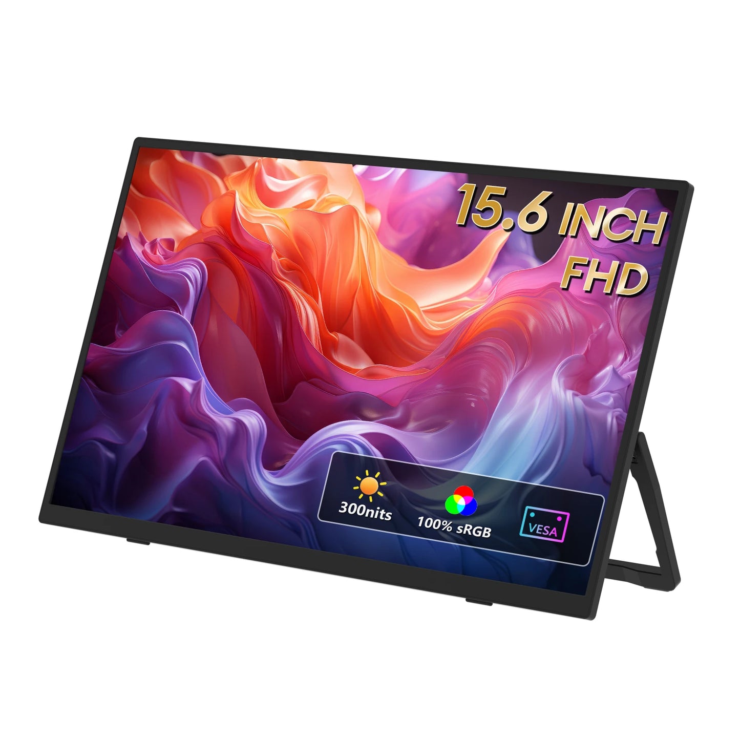 15.6" Full HD Ultra-Slim Portable Monitor - 100% sRGB HDR10 Display