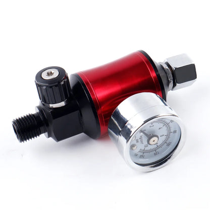Spray Gun Air Pressure Regulator & Oil-Water Separator Filter Gauge - 150 PSI