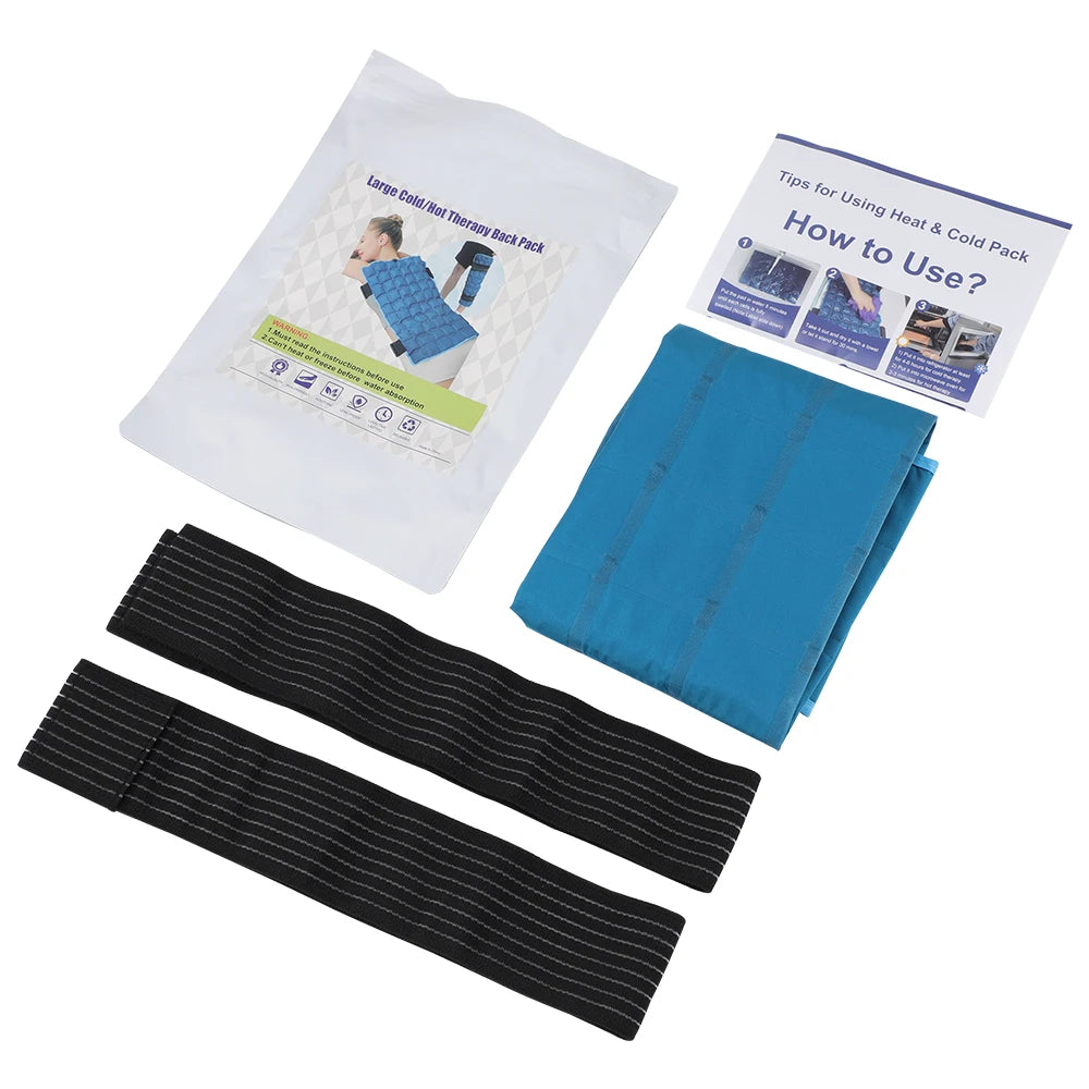 Reusable Hot & Cold Compress Therapy Wrap for Back, Shoulders, and Joint Pain Relief - 16