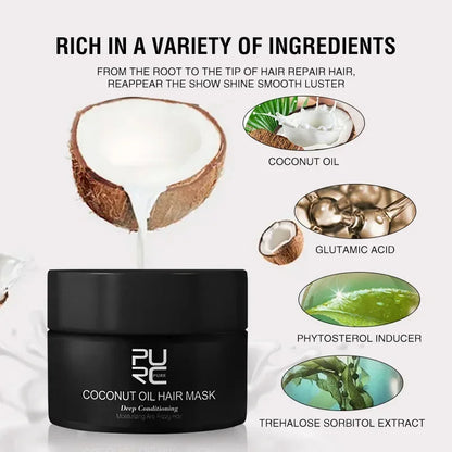 Keratin Collagen Deep Repair Hair Mask - Smooth, Shiny & Frizzy Hair Treatment