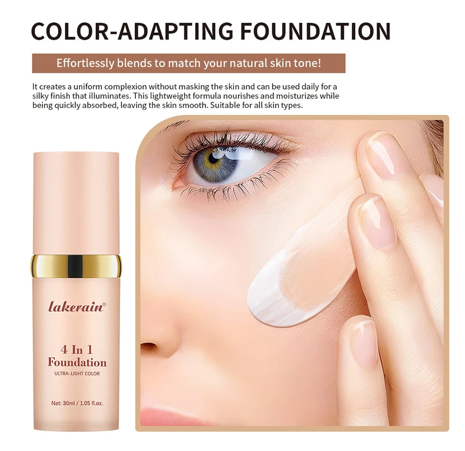 Color Changing 4-in-1 Foundation SPF 30 - Flawless Adjusting Makeup - 10