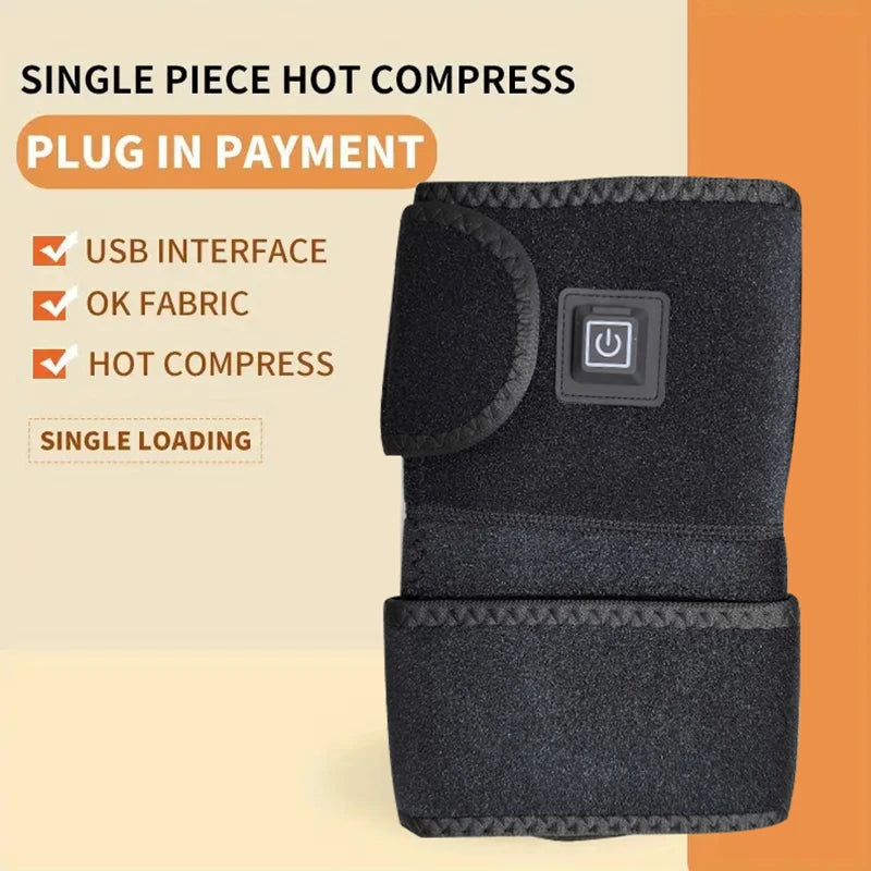 Electric Heated Knee Wrap - USB Joint Warmer & Pain Relief Pad