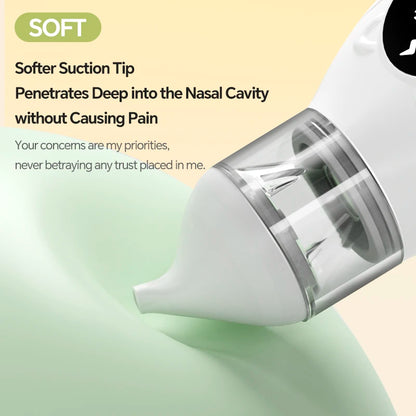 Electric Baby Nasal Aspirator - Rechargeable Nose Cleaner for Congestion Relief