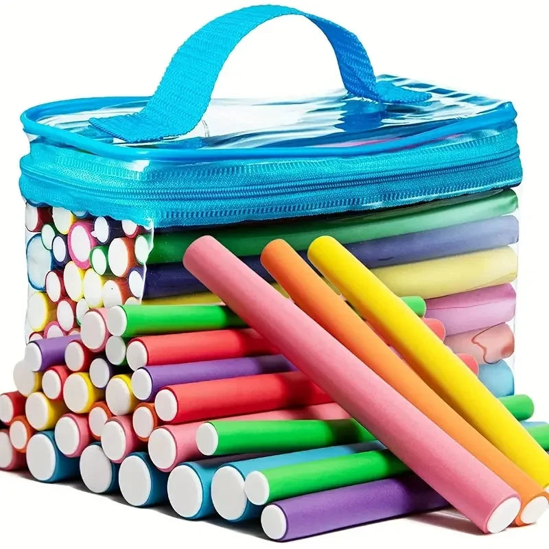 42pcs No Heat Flexible Curling Rods - Foam Hair Rollers Set