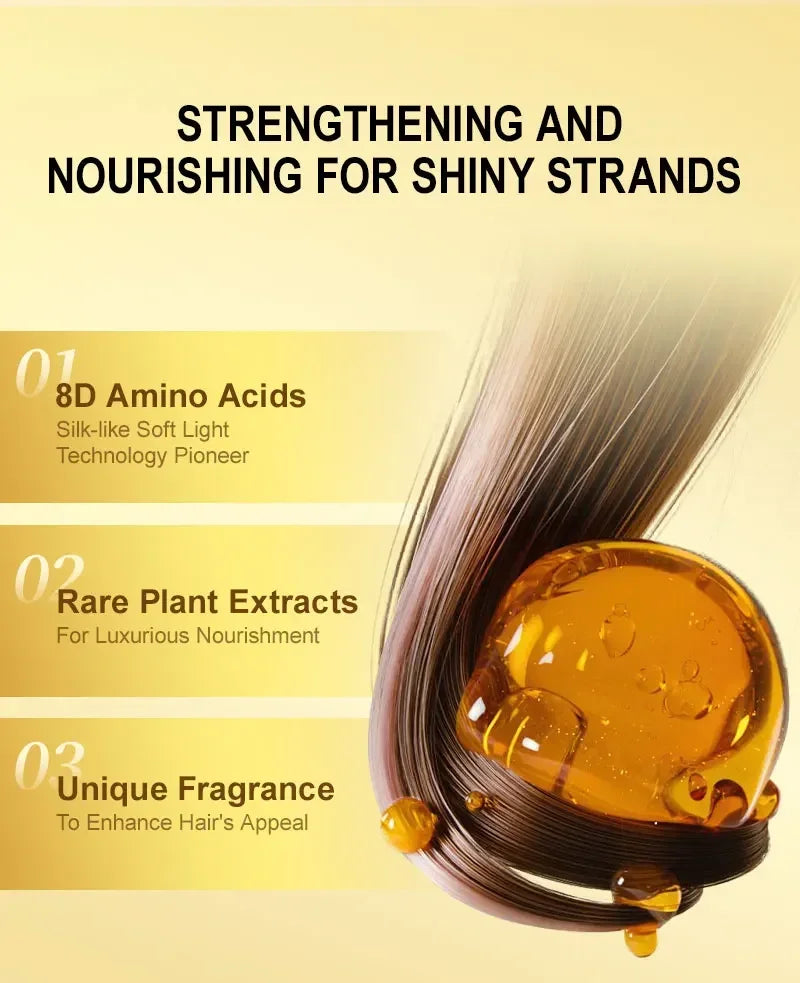 Morocco Amino Acid Hair Oil - Smoothing & Frizz Control Serum for Damaged Hair - 11