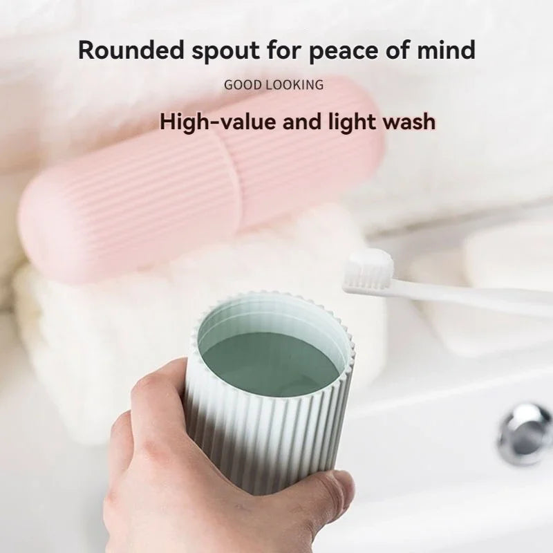 Portable Travel Toothbrush & Toothpaste Holder Case - Eco-Friendly Storage - 5