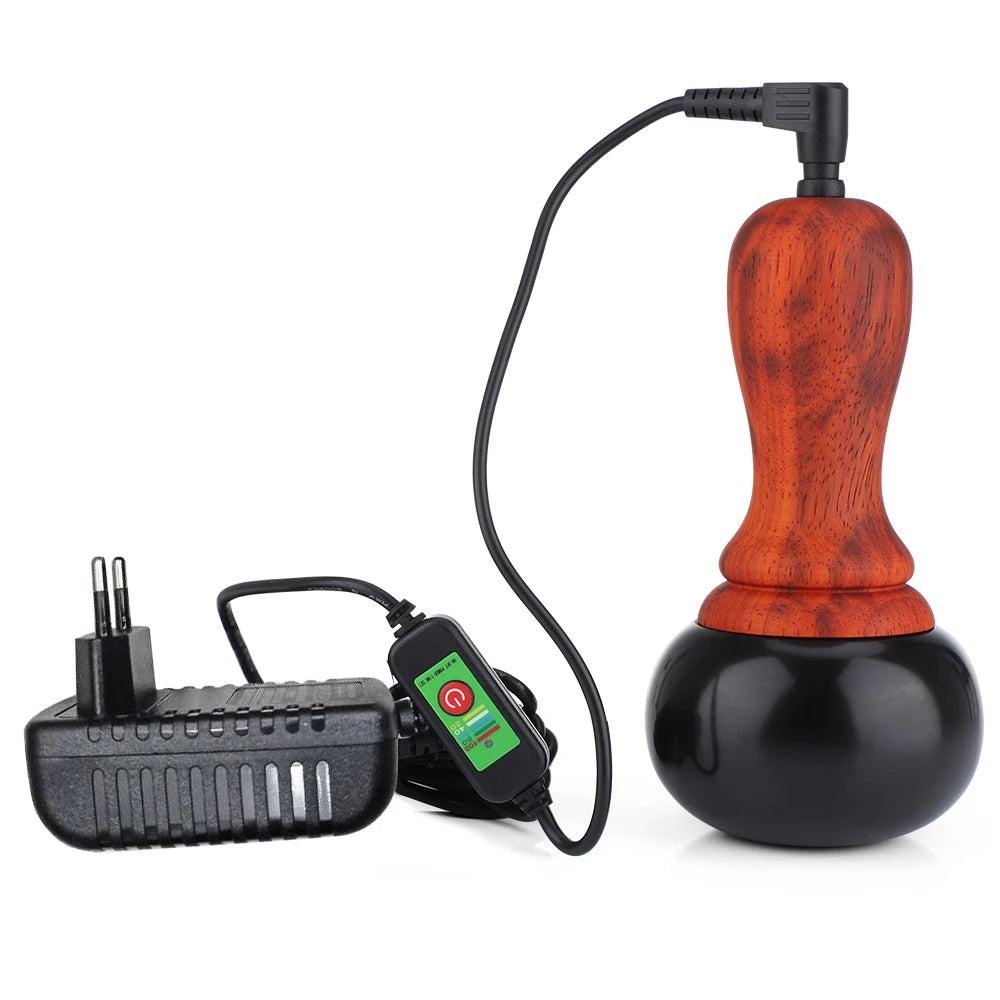 Electric Hot Stone Massager with 5 Heat Levels for Back and Body Pain Relief