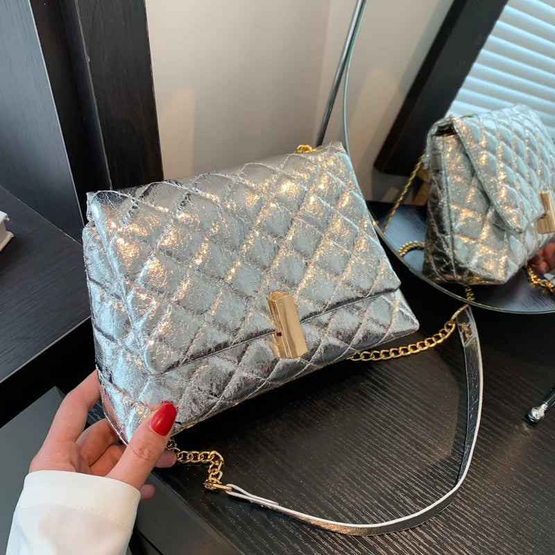 Luxury Sparkly Y2K Shoulder Bag