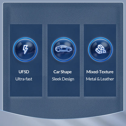 ORICO High-Speed 411MB/s Metal USB 3.2 Flash Drive - 512GB Portable Storage