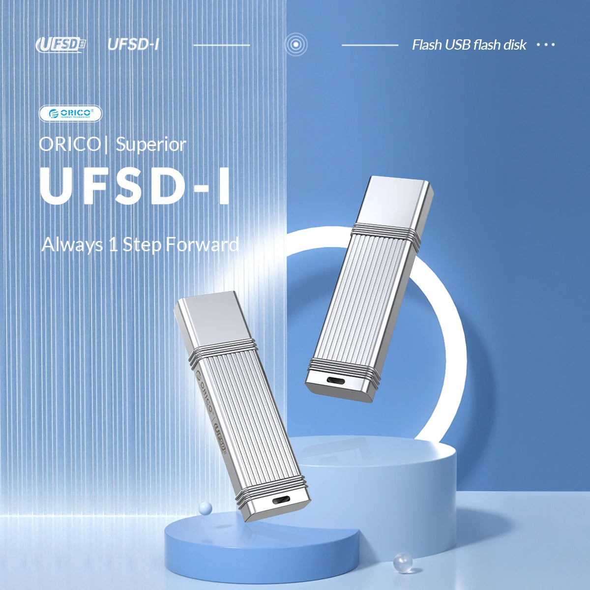 Ultra-Fast Metal USB 3.2 Flash Drive - High Speed 405MB/s Portable Storage - 7