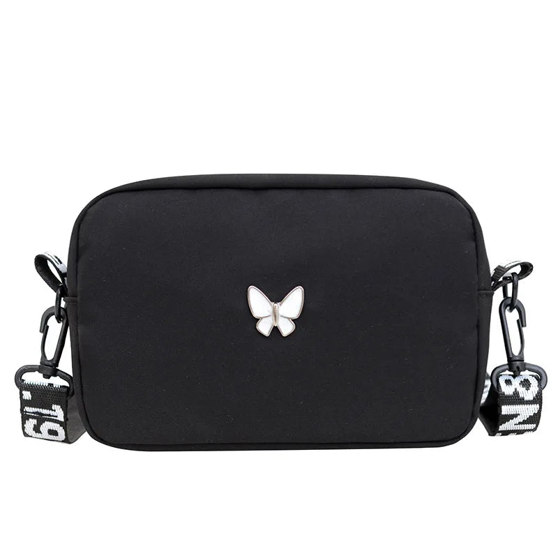 Luxury Quilted Nylon Crossbody Bag