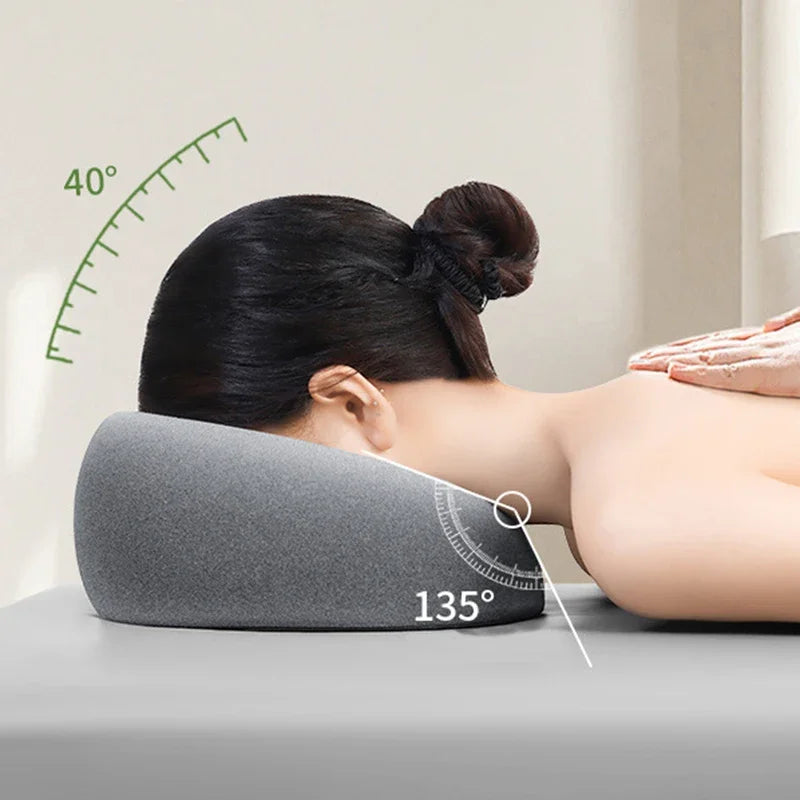 Memory Foam Face Down Pillow for Massage & Comfortable Sleeping - 3