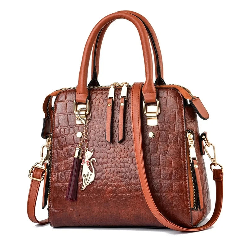 Luxury Crocodile Pattern Tote