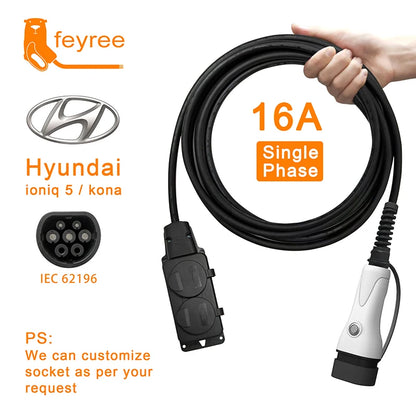 Type 2 V2L Electric Car Discharger - 3.5kW Portable Power Station Adapter