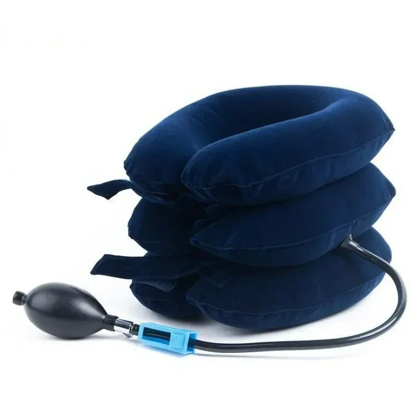 Inflatable Cervical Neck Traction Device for Instant Pain Relief