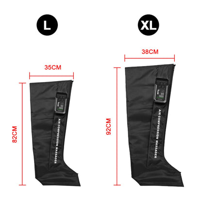 Full Leg Air Compression Massager - Cordless Sequential Recovery Boots