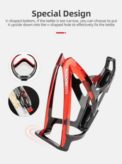 ROCKBROS 750ml Cycling Water Bottle and Cage Set – Lightweight & Durable