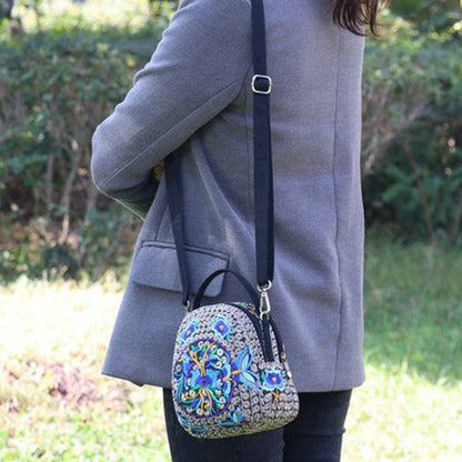 Luxury Bohemian Floral Backpack