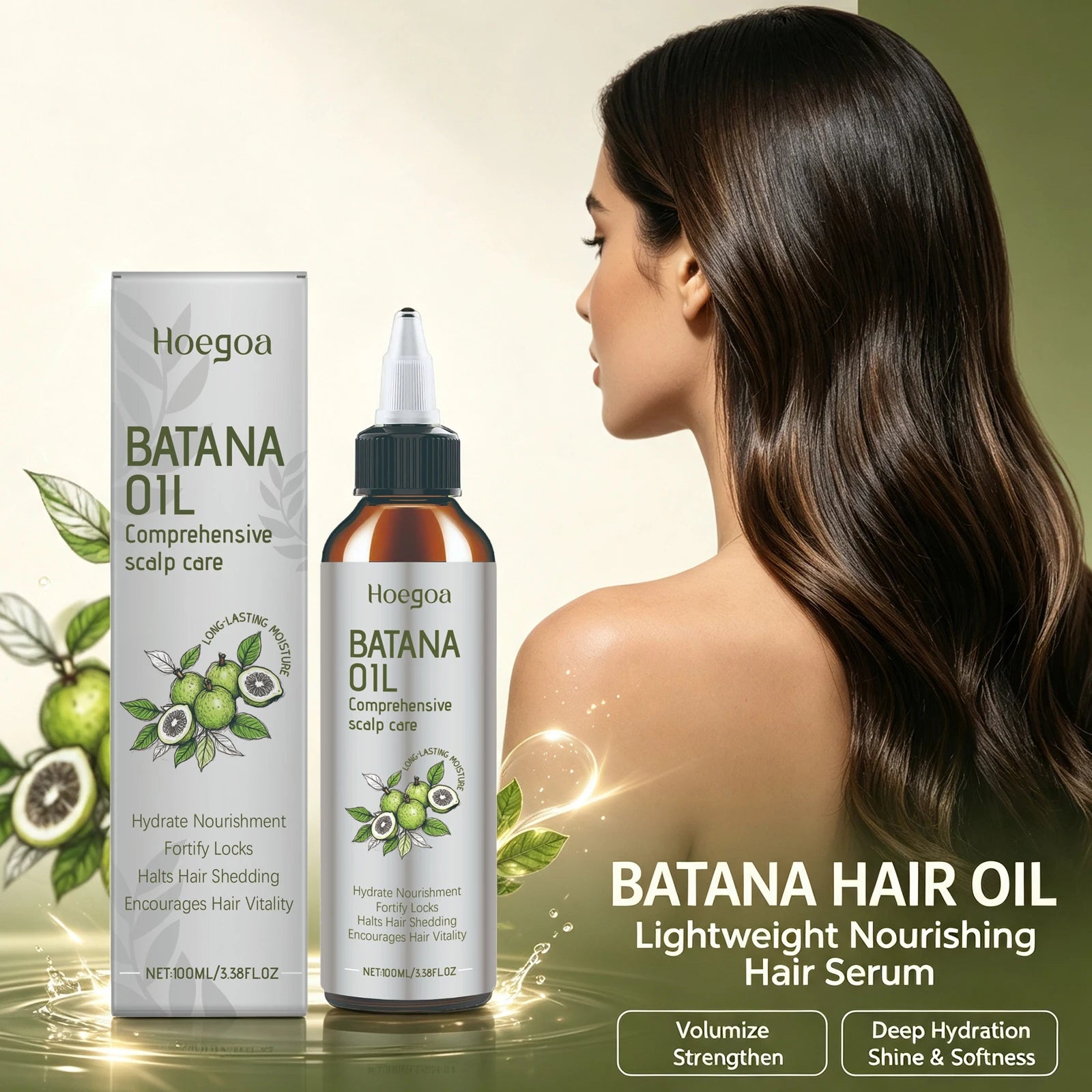 Batana Oil Nourishing Scalp Care Serum for Hair Growth and Damage Repair - 2