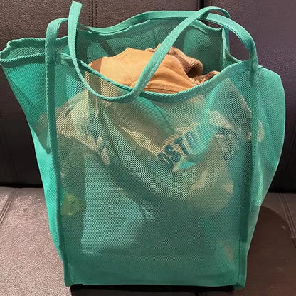 Luxury Canvas Mesh Beach Tote