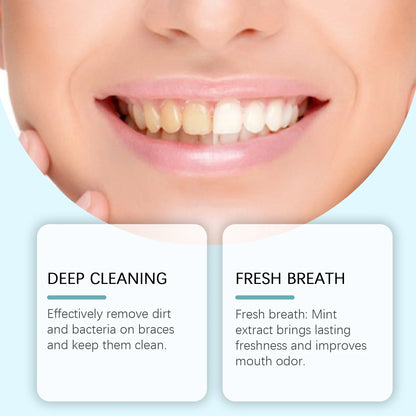 Aligner and Retainer Cleaning Foam Mousse with Whitening Effect