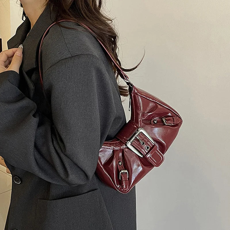 Luxury Retro Pleated Hobo Bag