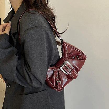 Luxury Retro Pleated Hobo Bag