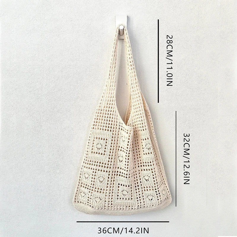 Luxury Hollow Crochet Tote